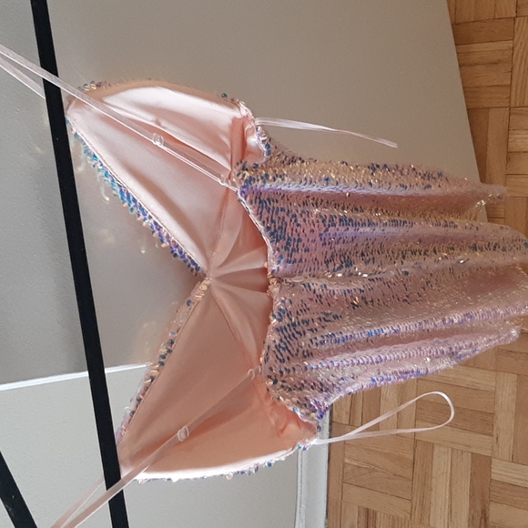 Fashion Nova Blush Sequin Mini Dress - Picture 3 of 4